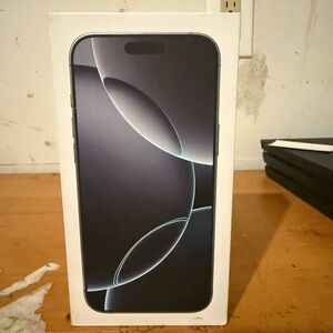 iPhone 16 pro max box only